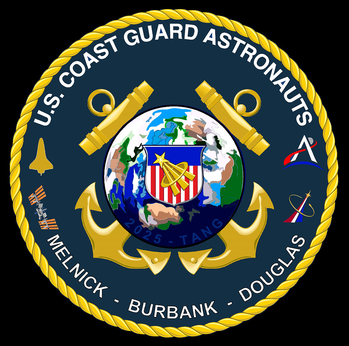 Patch der Astronauten von der U.S. Coast Guard