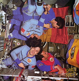 Soyuz 40 onboard Salyut 6