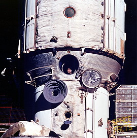 Polyakov onboard Mir