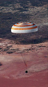 Soyuz TM-25 landing