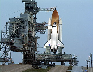 STS-103 on launch pad