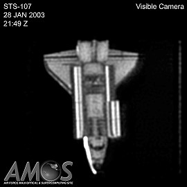 STS-107 in orbit