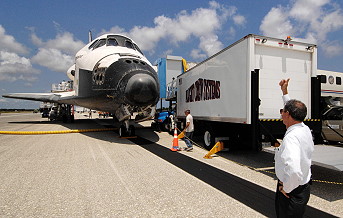 Arbeiten nach der Landung
