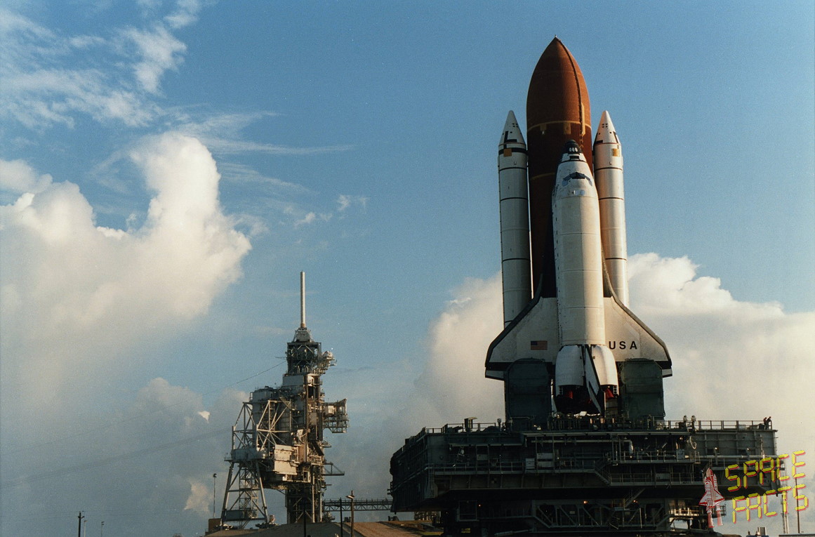 STS-58 rollout