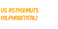 US astronauts (alphabetical)