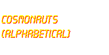 CIS cosmonauts (alphabetical)