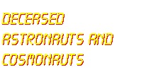 deceased astronauts and cosmonauts