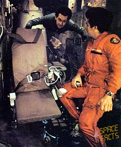 Sojus 18 an Bord von Saljut 4