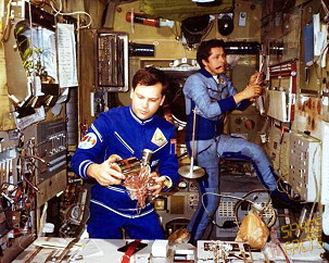 Soyuz 40 onboard Salyut 6