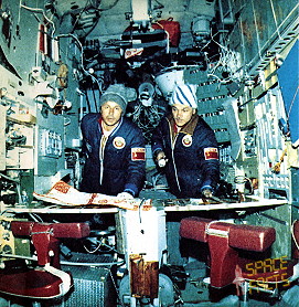 Soyuz T-13 onboard Salyut 7