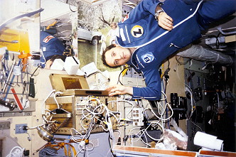 Crew Soyuz TM-13 onboard Mir