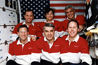 traditional in-flight photo STS-59