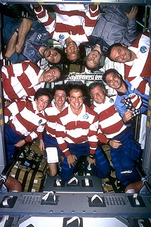 traditional in-flight photo STS-86