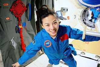 Wang Yaping onboard Tiangong