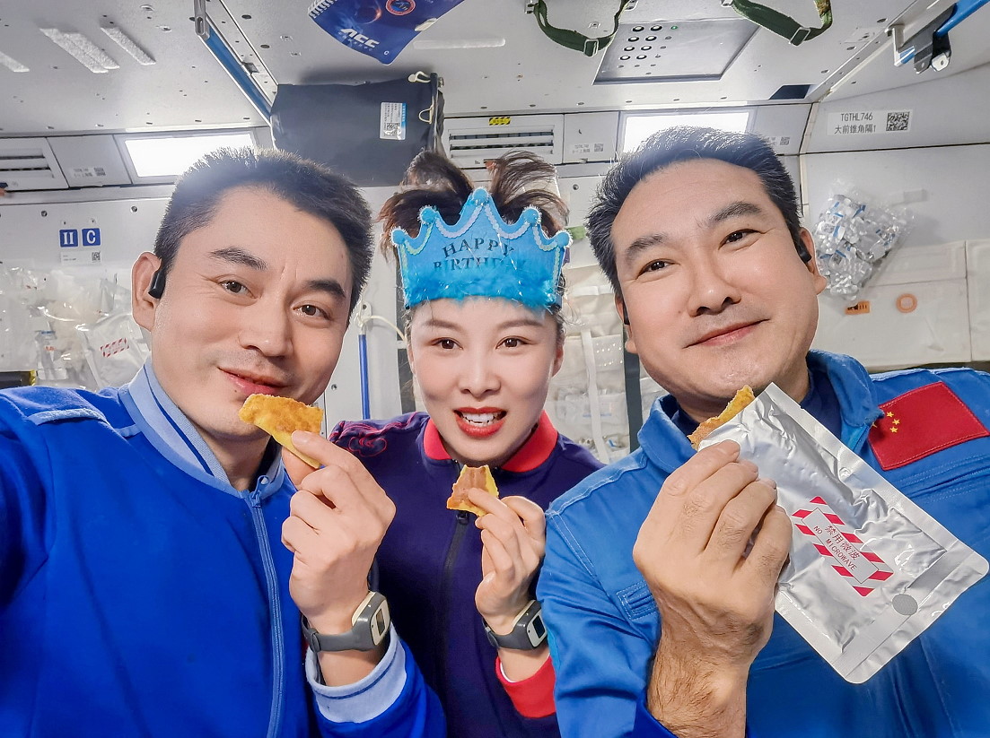 Leben an Bord von Tiangong