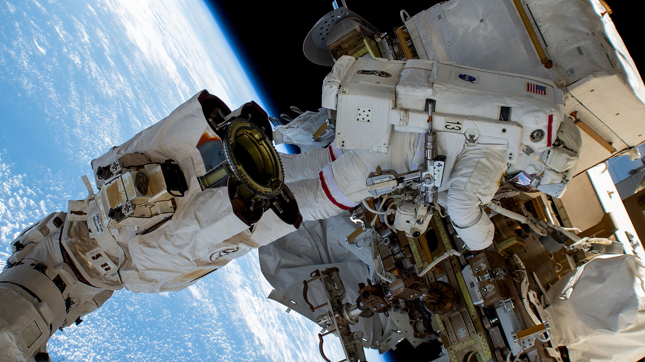 EVA Sunita Williams on January 30, 2025