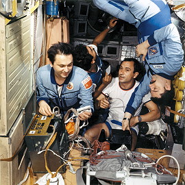 life onboard Mir