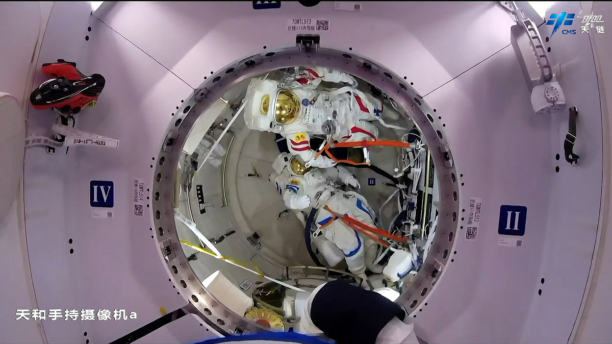 Leben an Bord von Tiangong