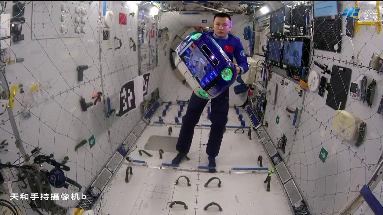 Leben an Bord von Tiangong