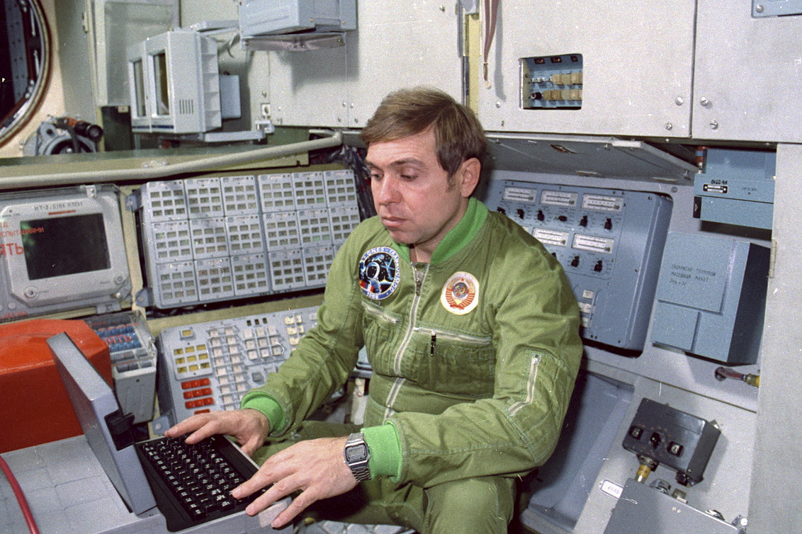 Aleksandr Volkov in training