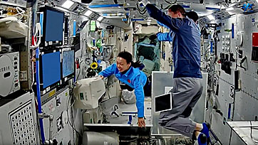Leben an Bord von Tiangong