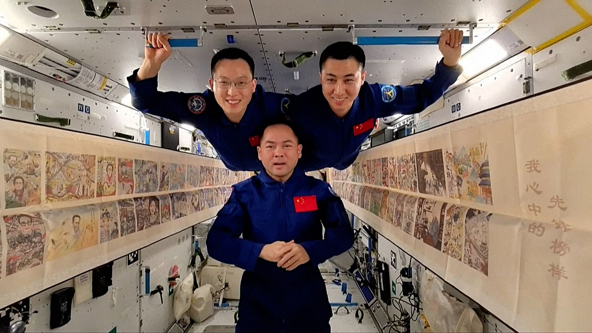 Leben an Bord von Tiangong