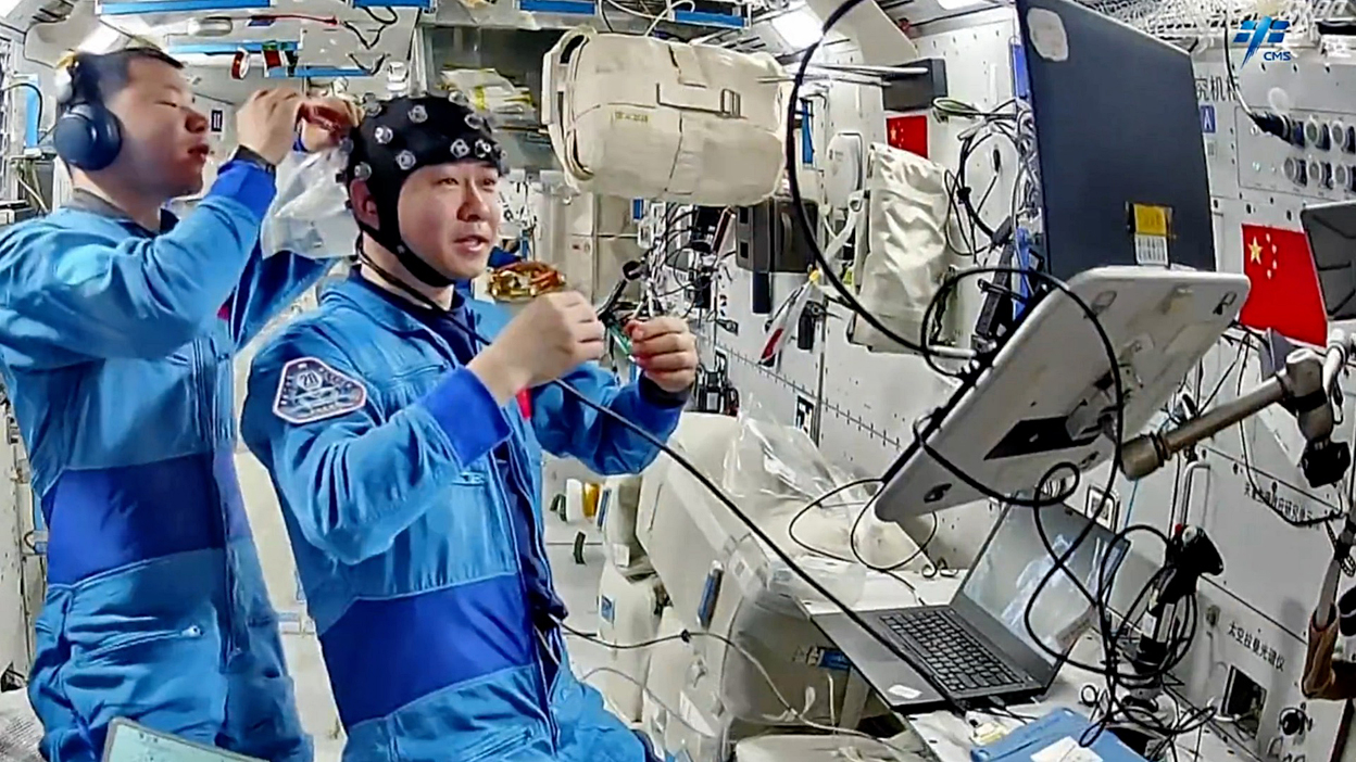 Leben an Bord von Tiangong