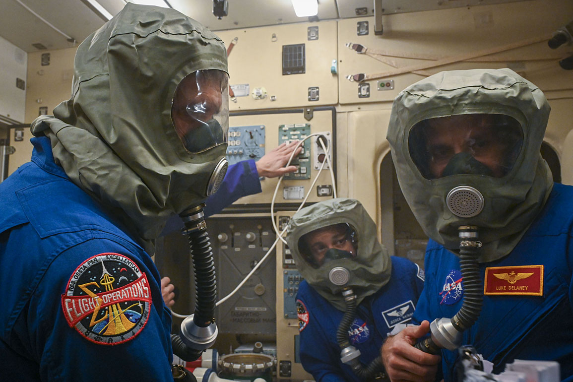 crew in training