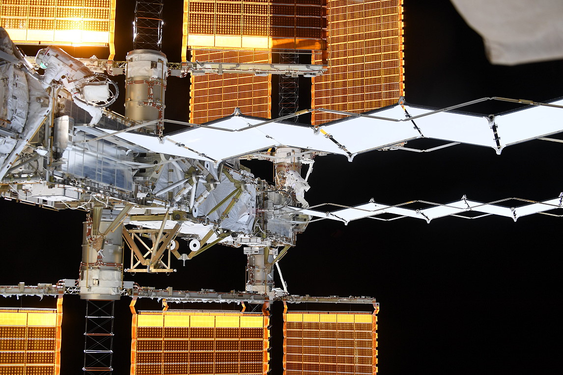 EVA Michael Hopkins on March 13, 2021