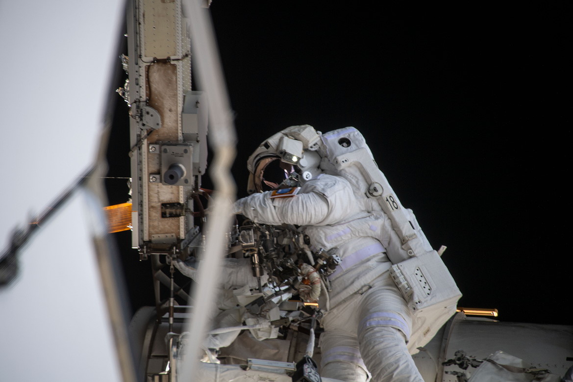 EVA Soichi Noguchi on March 05, 2021