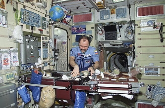 life onboard ISS