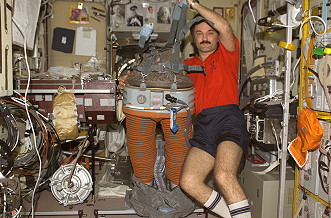 Leben an Bord der ISS