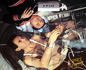 Crew Soyuz 27 onboard Salyut 6