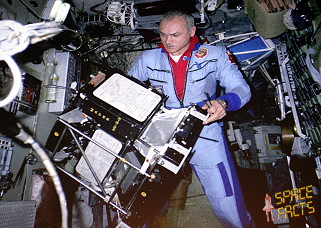 Dzhanibekov onboard Salyut 7