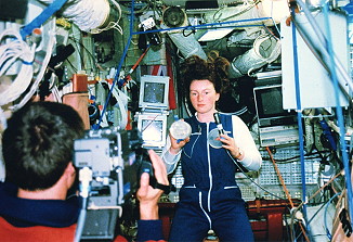 Sharman onboard Mir