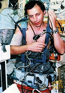 Michel Tognini onboard Mir