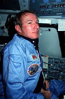 Brand onboard Shuttle