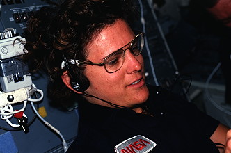 Sullivan onboard Shuttle