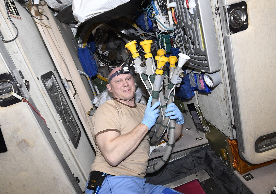 Leben an Bord der ISS