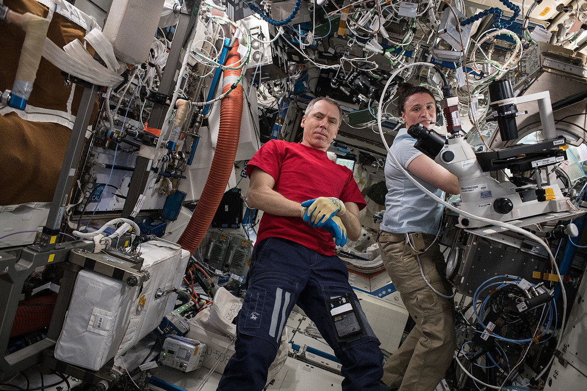 life onboard ISS