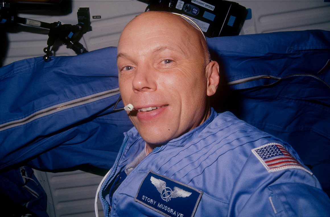Musgrave onboard Space Shuttle