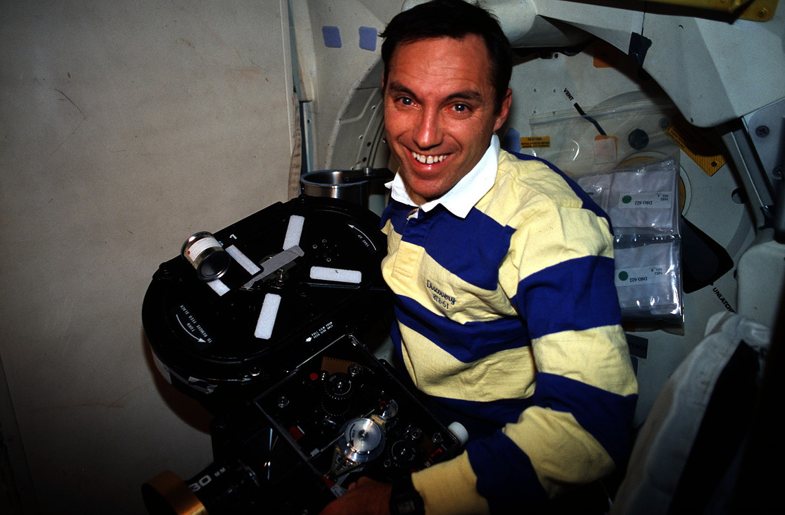 Walz an Bord des Space Shuttle