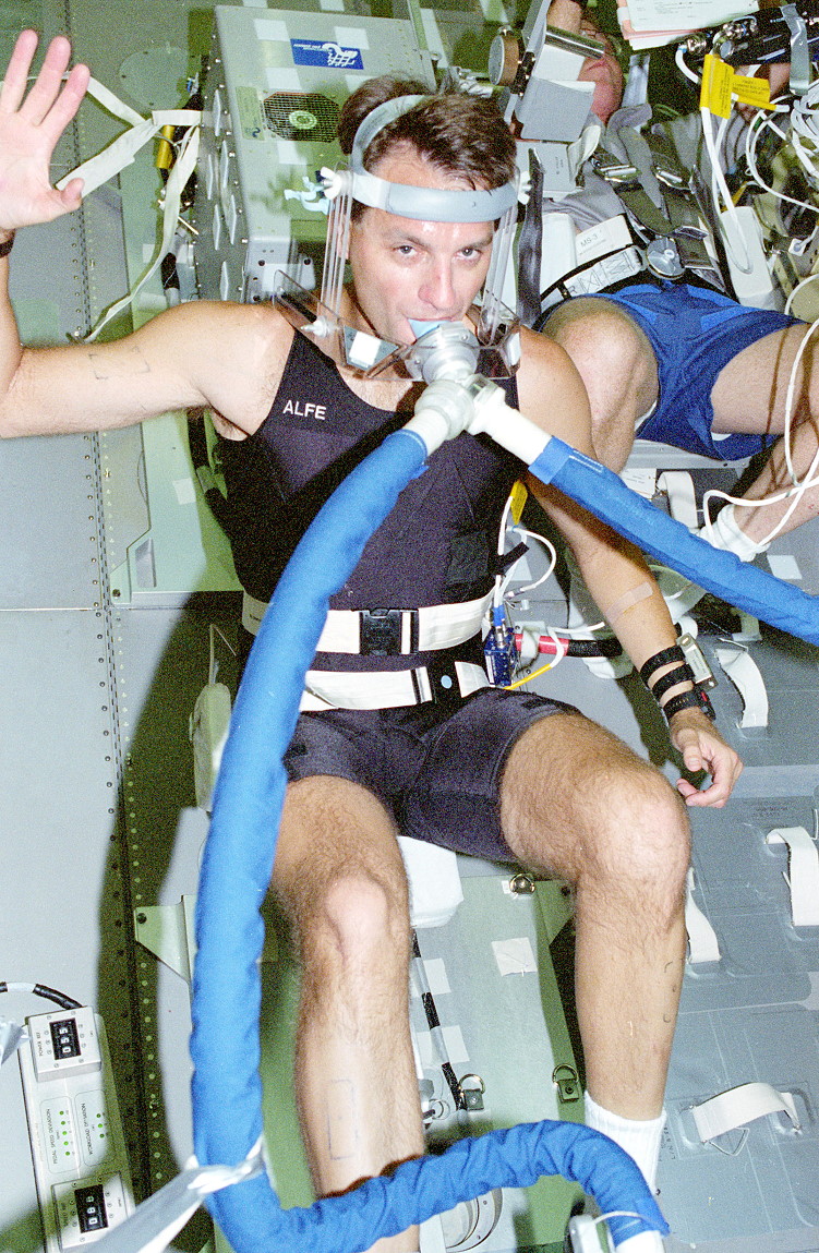 Linnehan an Bord des Space Shuttle