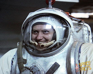 Savitskaya in training