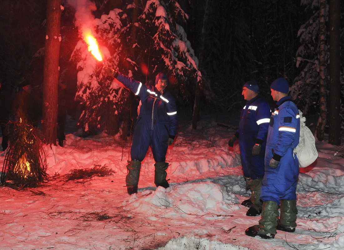 crew in training