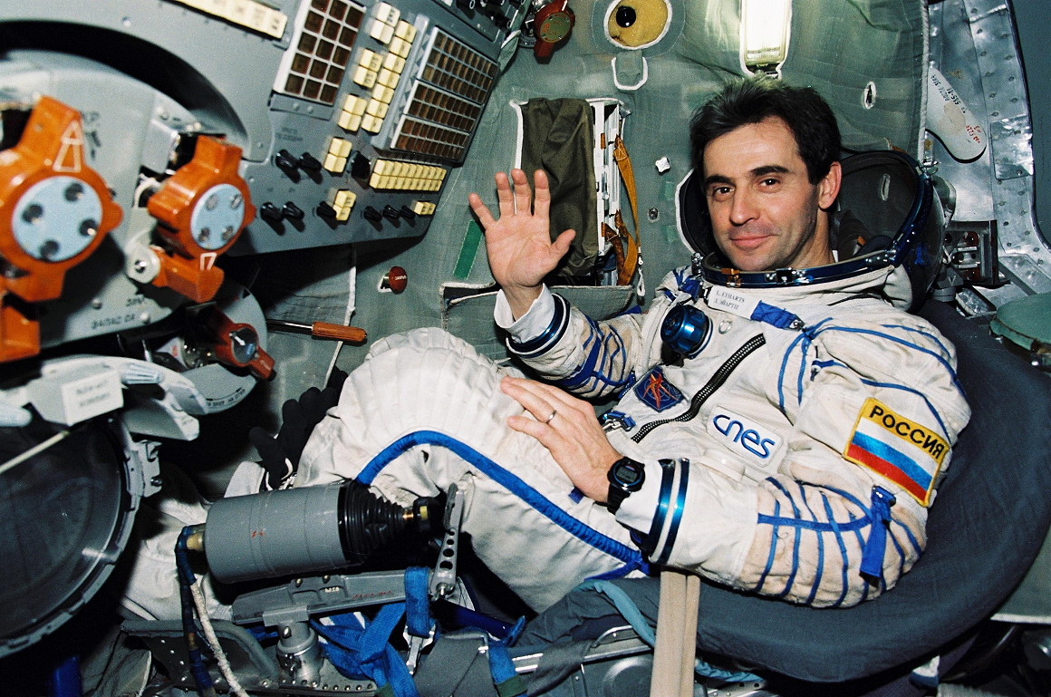 Leopold Eyharts im Training