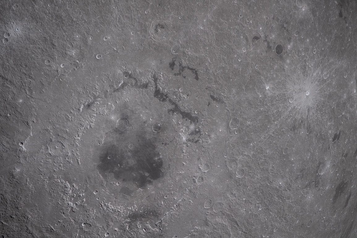 Moon seen from Artemis II during flyby
