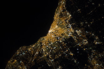 Cleveland by night