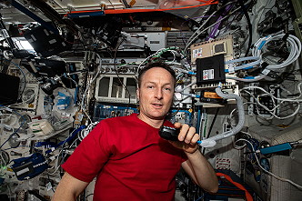 Matthias Maurer at HAM radio