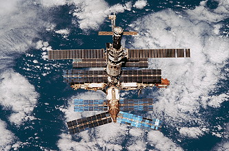 Mir seen from STS-81